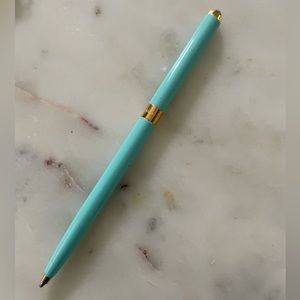 Authentic Tiffany Blue Ballpoint Ink Pen